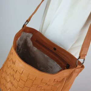 shopper-bobbi-oranje-leren-tas-bovenkant
