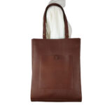 tas lauren bruin leder