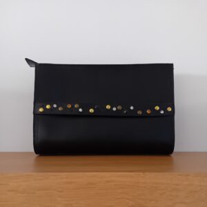 mireille daelman-avondtasje zwart met studs